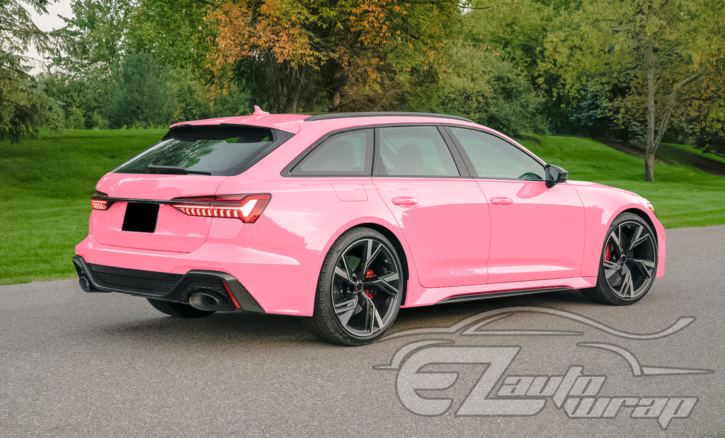 Gloss Baby Pink Vinyl Wrap for Vehicles – RAXTiFY