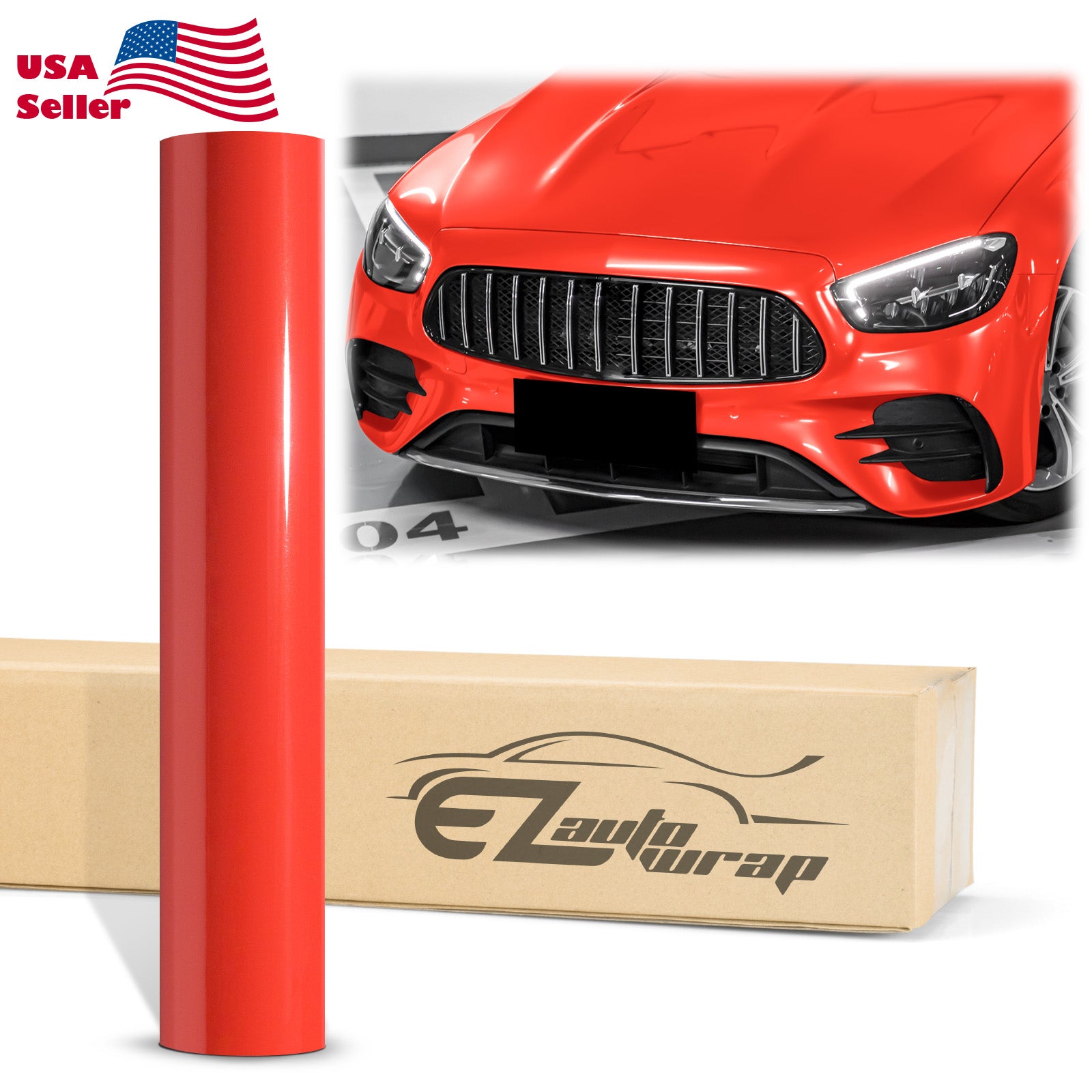 Super Gloss Metallic Candy Red Vinyl Wrap