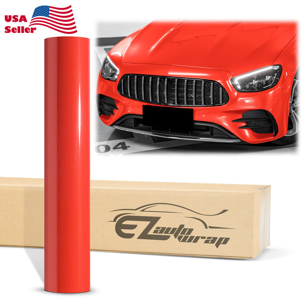 Super Gloss Metallic Candy Red Vinyl Wrap