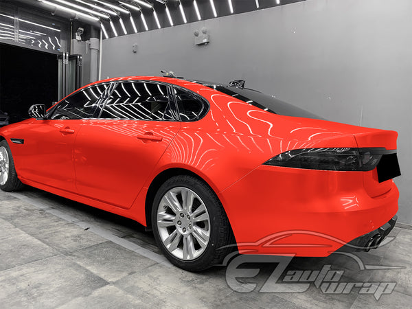 Super Gloss Metallic Candy Red Vinyl Wrap