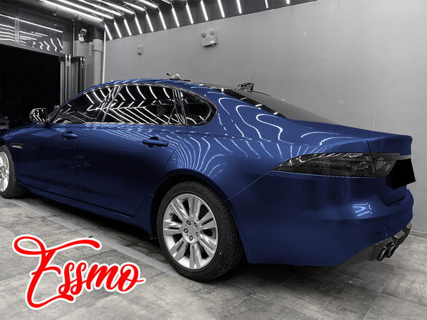 PET Super Gloss Metallic Midnight Blue Vinyl Wrap
