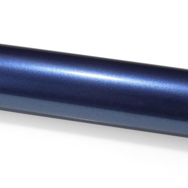 PET Super Gloss Metallic Midnight Blue Vinyl Wrap