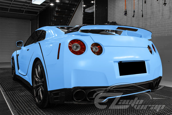 Satin Baby Blue Matte Flat Vinyl Wrap