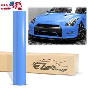 Satin Marina Blue Matte Flat Vinyl Wrap
