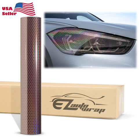 Tint Hex Holographic Light Taillight Headlight Tint Film