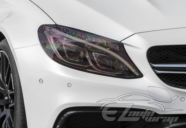 Tint Hex Holographic Light Taillight Headlight Tint Film