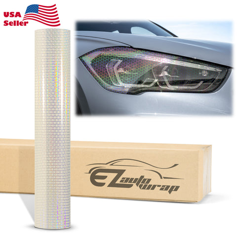 Tint Hex Holographic Clear Taillight Headlight Tint Film