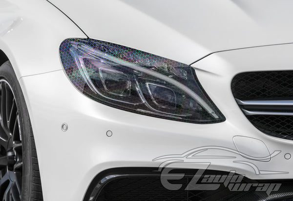 Tint Hex Holographic Clear Taillight Headlight Tint Film
