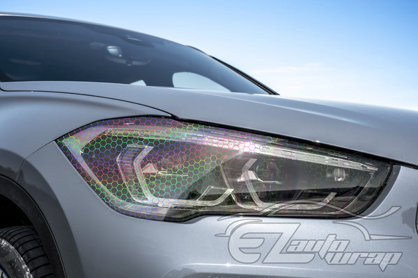 Tint Hex Holographic Clear Taillight Headlight Tint Film