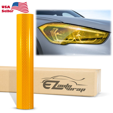 Tint Hex Holographic Amber Copper Taillight Headlight Tint Film