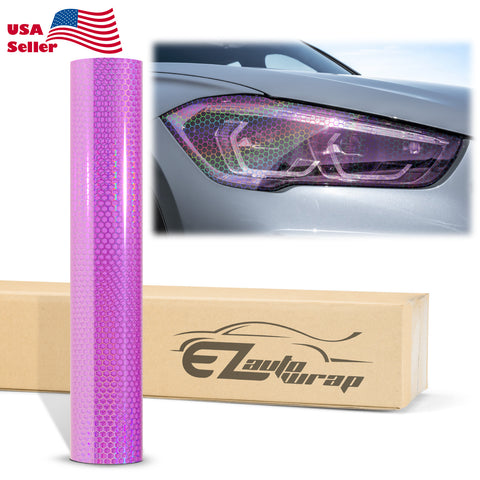 Tint Hex Holographic Purple Taillight Headlight Tint Film