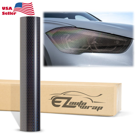 Tint Hex Holographic Matte Medium Taillight Headlight Tint Film