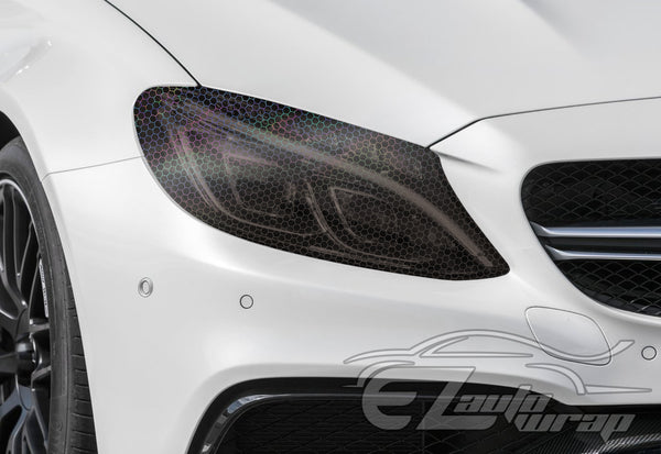 Tint Hex Holographic Matte Medium Taillight Headlight Tint Film