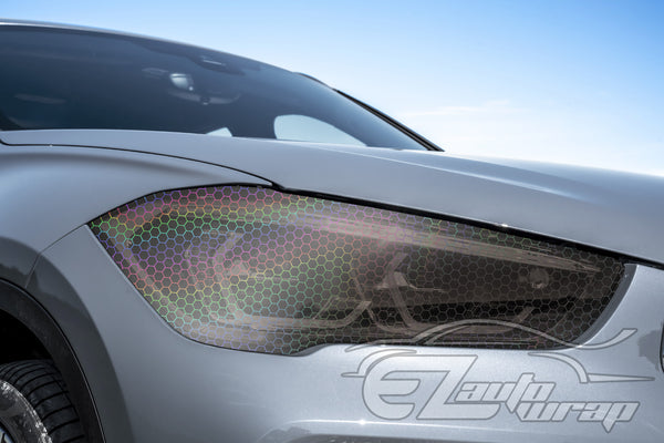 Tint Hex Holographic Matte Medium Taillight Headlight Tint Film