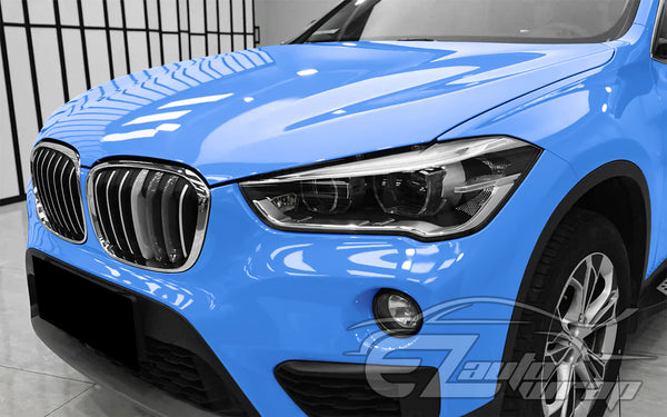 High Gloss Marina Blue Vinyl Wrap