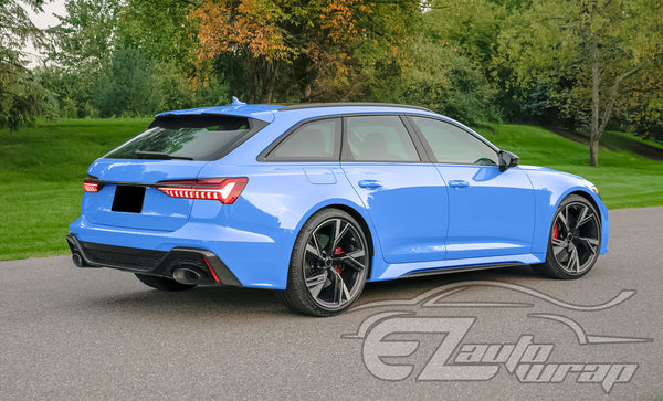 High Gloss Marina Blue Vinyl Wrap