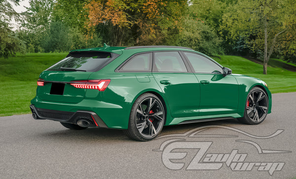 High Gloss Dark Green Vinyl Wrap