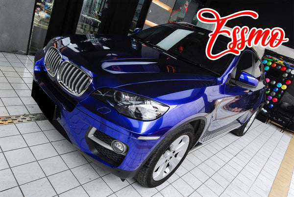 PET Super Gloss Metallic Blueberry Vinyl Wrap
