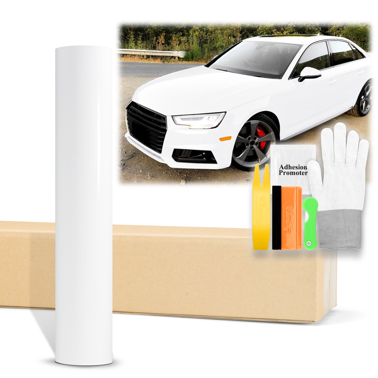 High Gloss White Vinyl Wrap