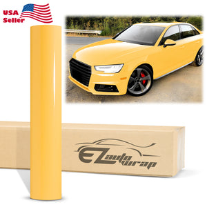 High Gloss Sunflower Yellow Vinyl Wrap