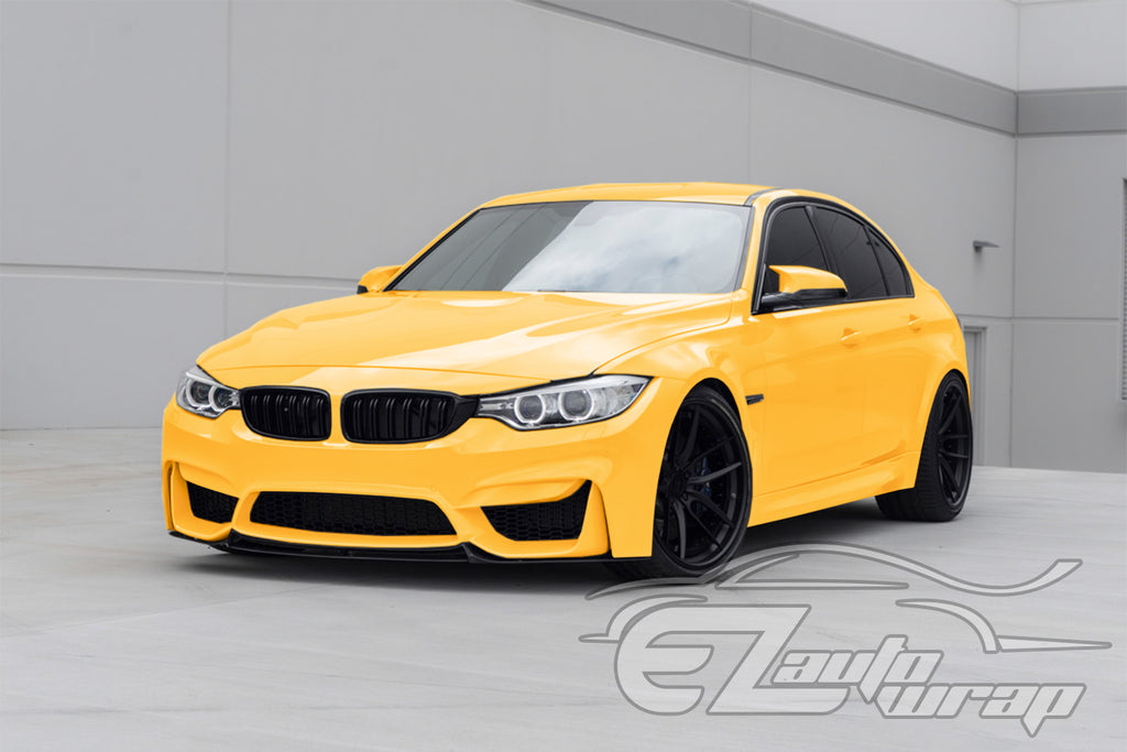 High Gloss Sunflower Yellow Vinyl Wrap – EzAuto Wrap