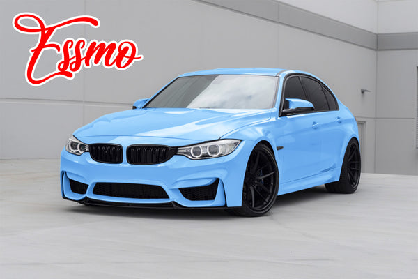 PET Super Gloss Baby Blue Vinyl Wrap