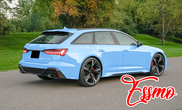 PET Super Gloss Baby Blue Vinyl Wrap