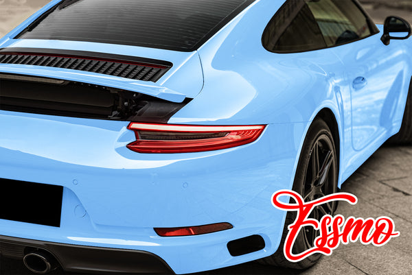 PET Super Gloss Baby Blue Vinyl Wrap