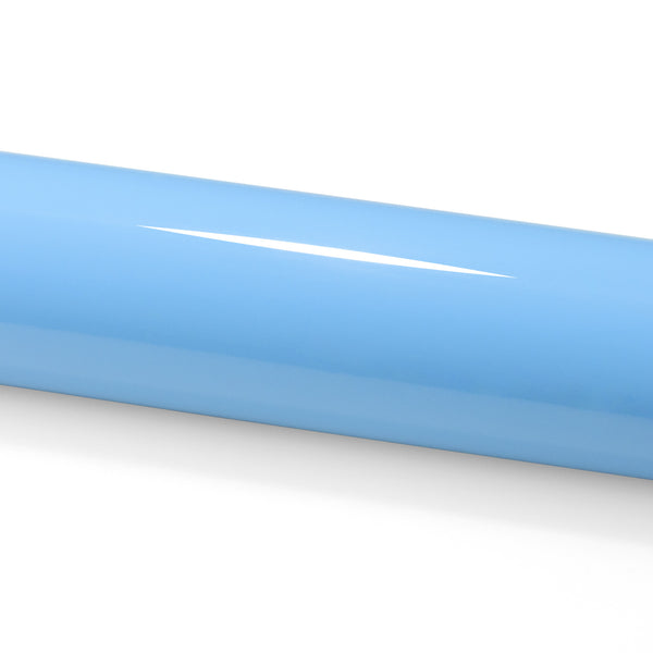 PET Super Gloss Baby Blue Vinyl Wrap