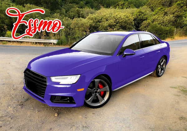 PET Super Gloss Purple Vinyl Wrap