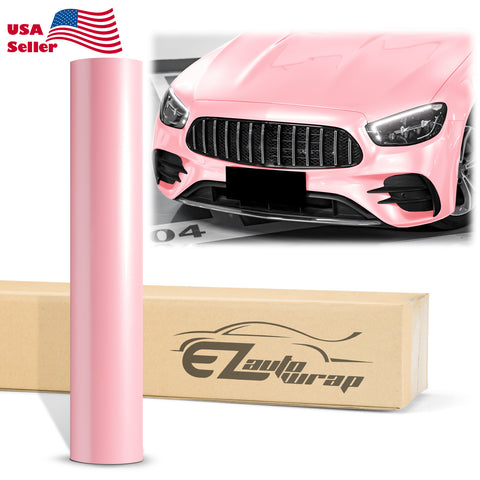Super Gloss Metallic Cherry Blossom Pink Vinyl Wrap
