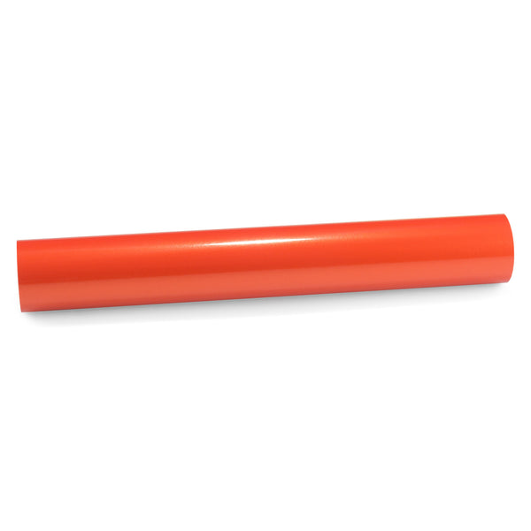 PET Super Gloss Metallic Orange Vinyl Wrap