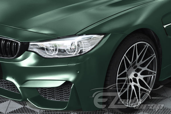 Matte Metallic Satin Pearl Army Green Vinyl Wrap