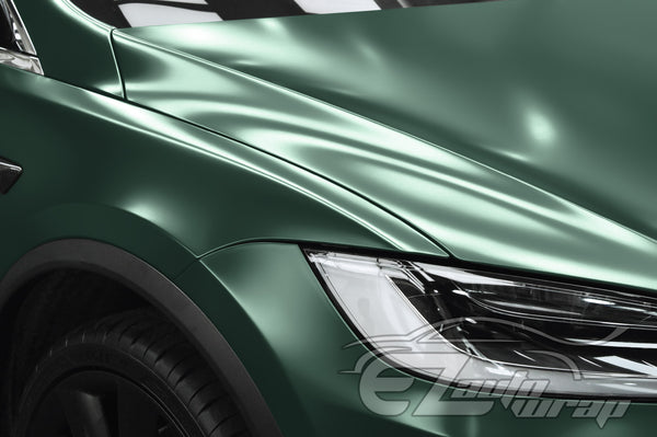 Matte Metallic Satin Pearl Army Green Vinyl Wrap