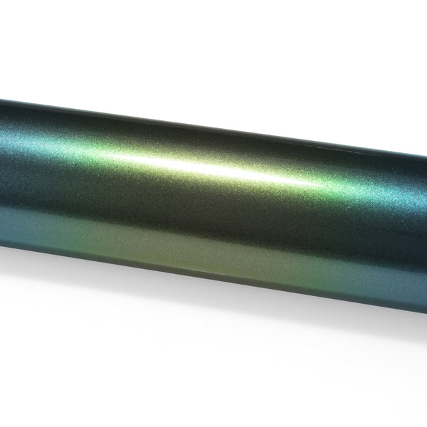 Galaxy Dust Gloss Spring Green Color Shift Vinyl Wrap