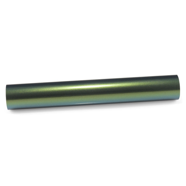 PET Galaxy Dust Gloss Spring Green Color Shift Vinyl Wrap