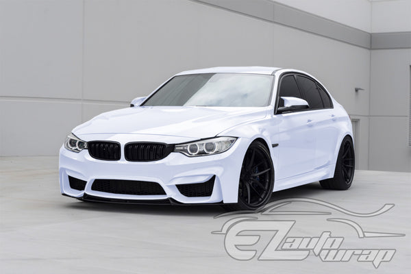 High Gloss Cloudy Blue Vinyl Wrap