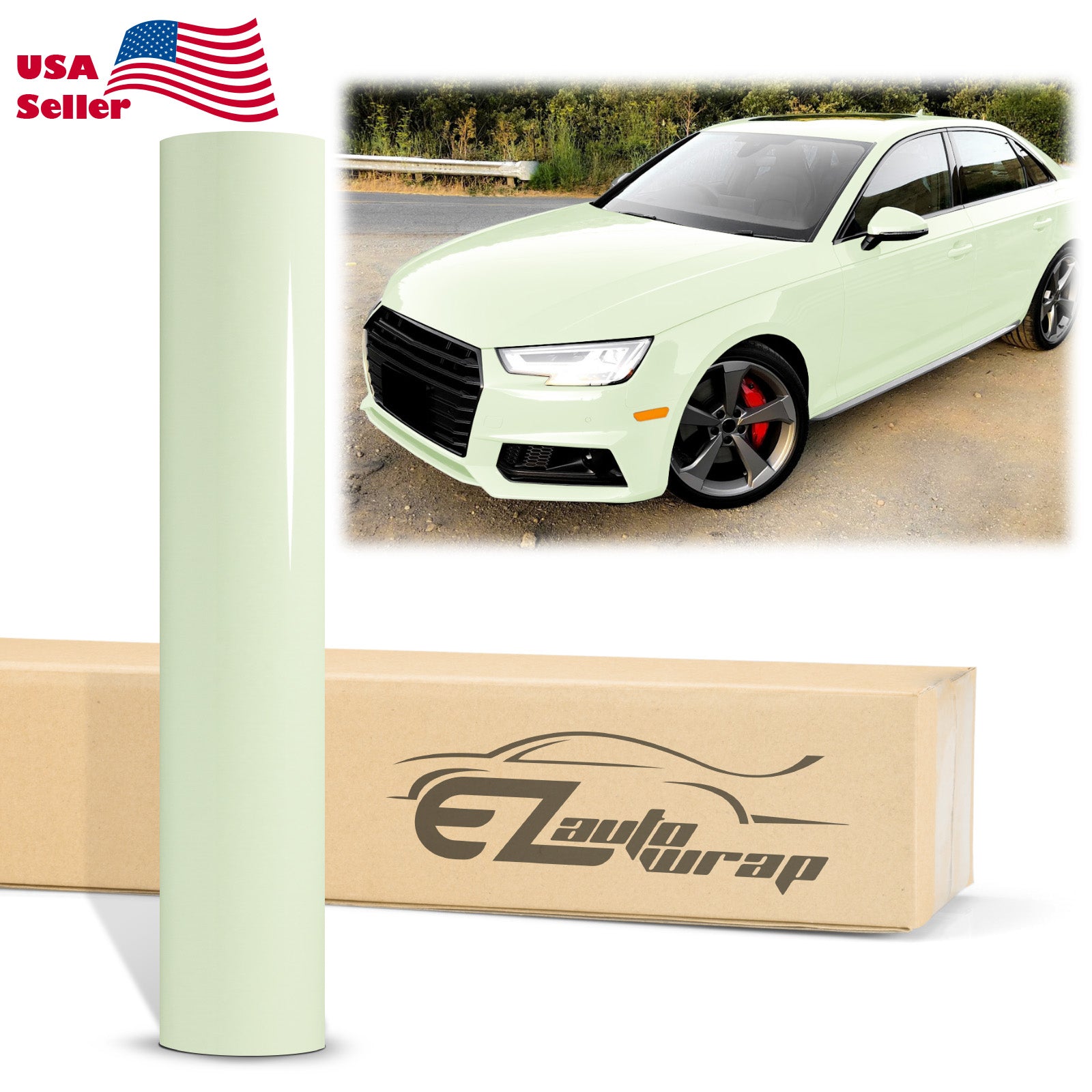 High Gloss Jade Green Vinyl Wrap