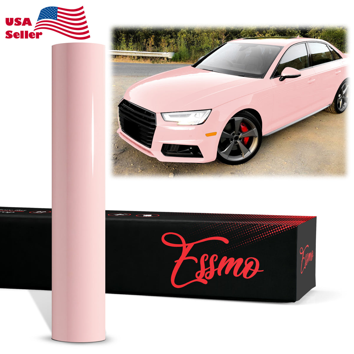 PET Super Gloss Rouge Pink Vinyl Wrap – EzAuto Wrap