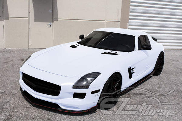 Satin Cloudy Blue Matte Flat Vinyl Wrap