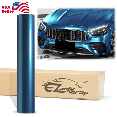 Coral Gloss Peacock Blue Vinyl Wrap