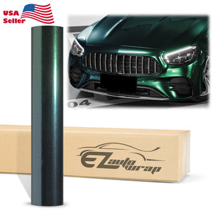 Super Gloss Metallic Midnight Green Vinyl Wrap