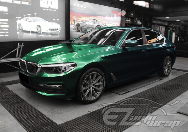 Super Gloss Metallic Midnight Green Vinyl Wrap
