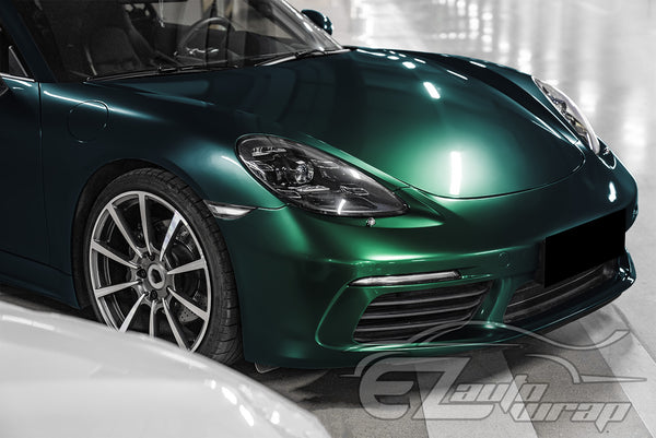 Super Gloss Metallic Midnight Green Vinyl Wrap