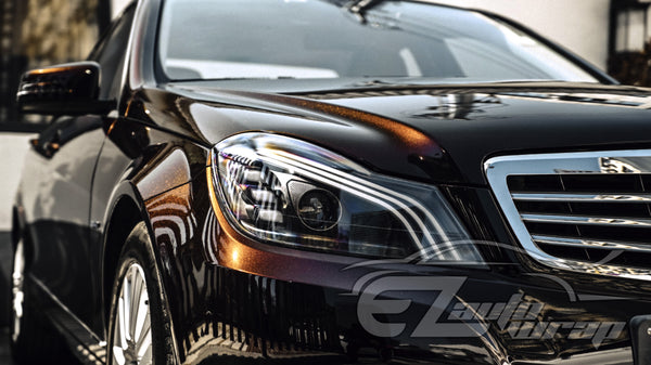 Galaxy Dust Gloss Phantom Rose Black Vinyl Wrap