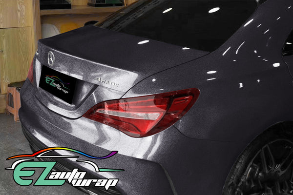 Gloss Diamond Glitter Nardo Gray Vinyl Wrap