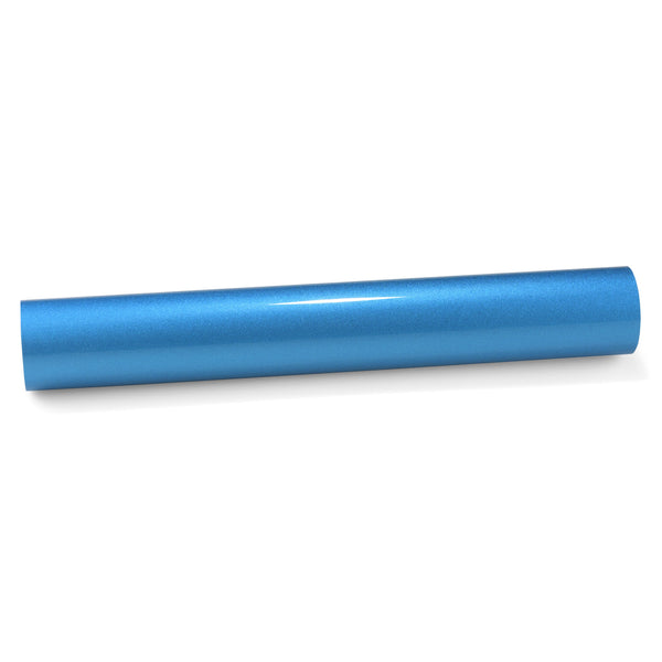 Gloss Diamond Glitter Light Blue Vinyl Wrap