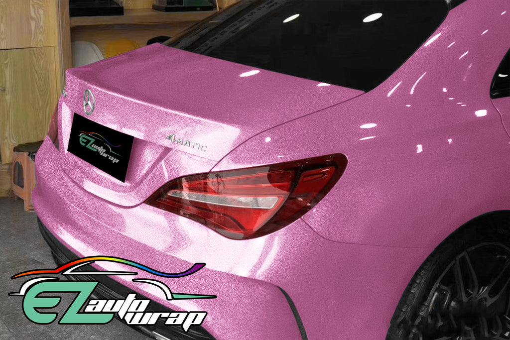 Super Glitter Diamond Stone Pink Vinyl for Car Wrapping Factory