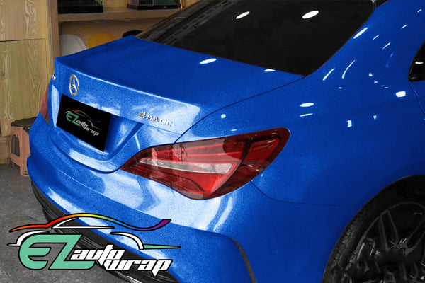 Gloss Diamond Glitter Sky Blue Vinyl Wrap