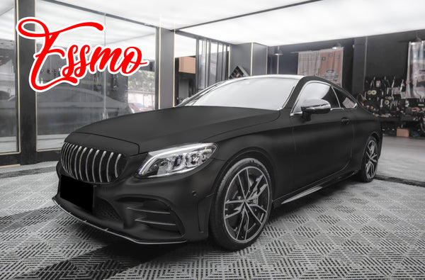 PET Matte Flat Black Vinyl Wrap